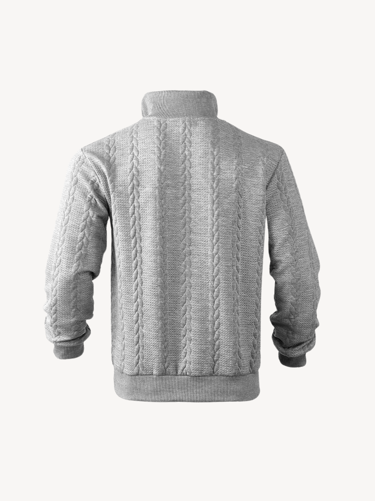 RANIER - HENLEY CASUAL À DEMI-ZIP