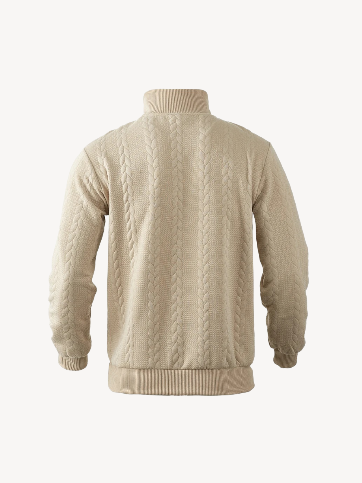 RANIER - HENLEY CASUAL À DEMI-ZIP