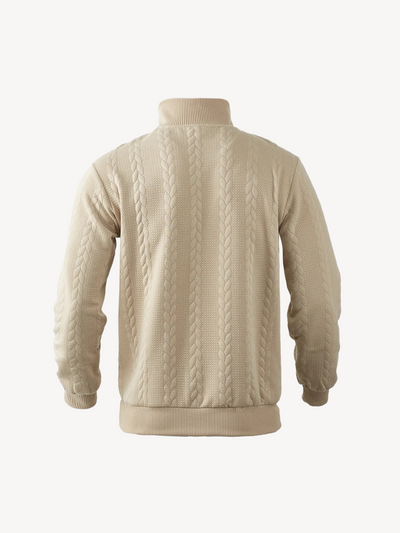 RANIER - HENLEY CASUAL À DEMI-ZIP