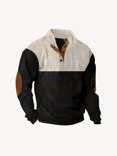 VICTOR - HENLEY AVEC INSERTIONS PATCHWORK