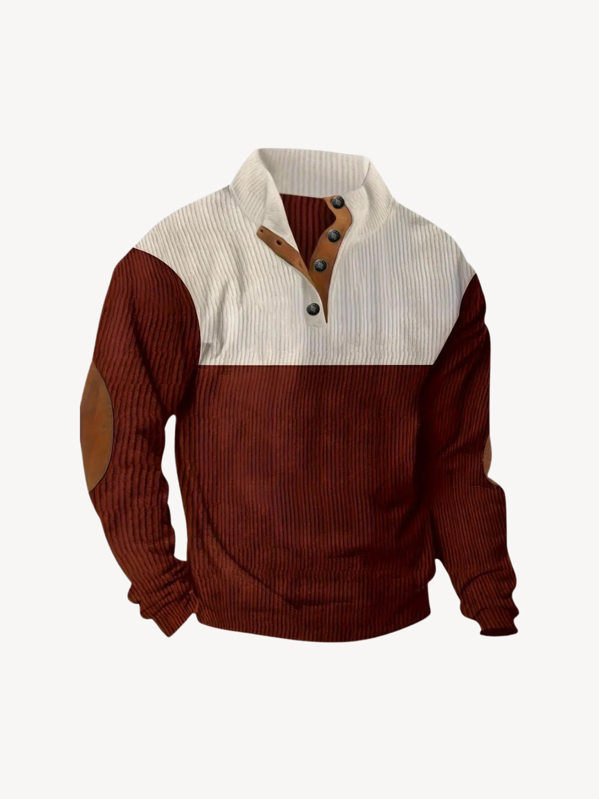 VICTOR - HENLEY AVEC INSERTIONS PATCHWORK
