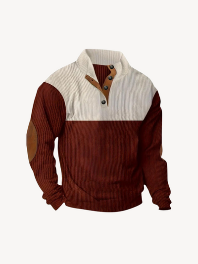 VICTOR - HENLEY AVEC INSERTIONS PATCHWORK