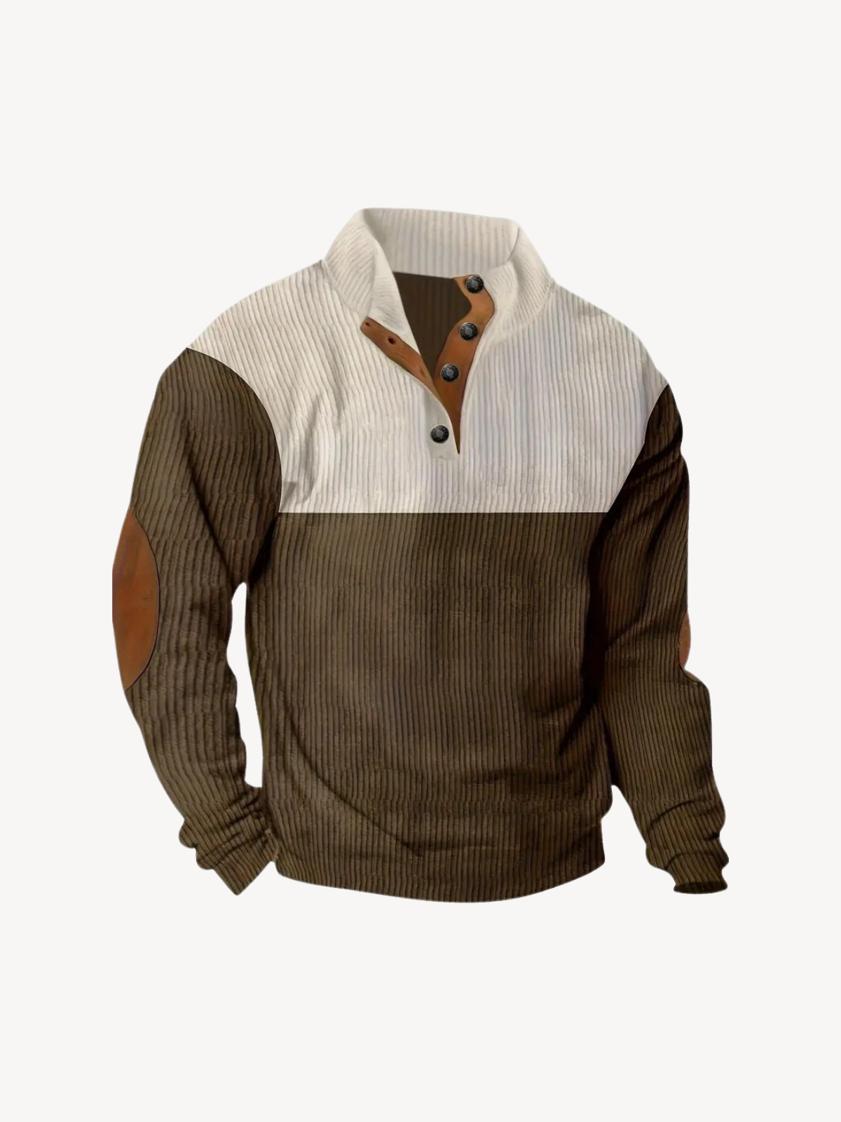 VICTOR - HENLEY AVEC INSERTIONS PATCHWORK