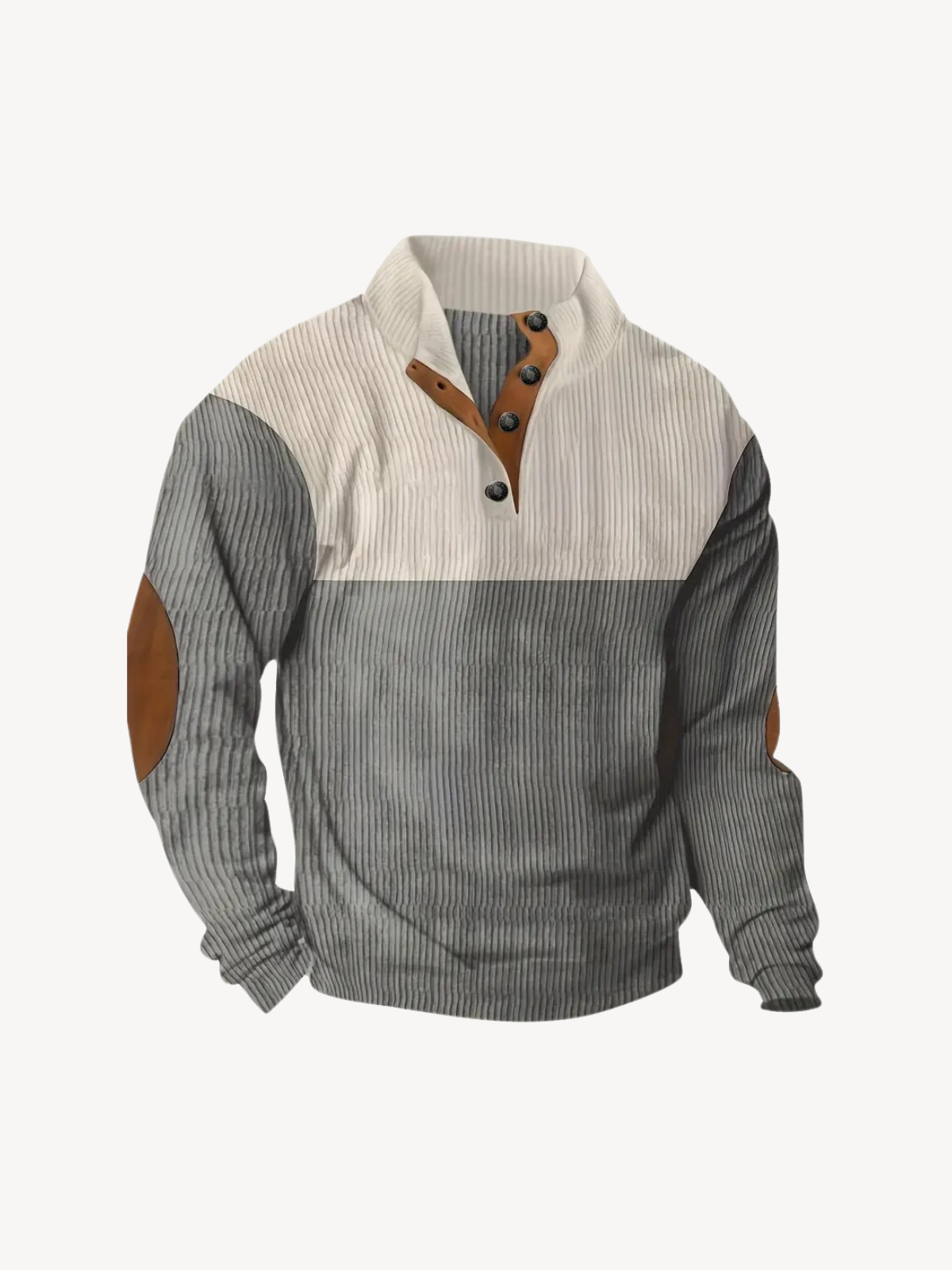 VICTOR - HENLEY AVEC INSERTIONS PATCHWORK