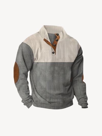 VICTOR - HENLEY AVEC INSERTIONS PATCHWORK