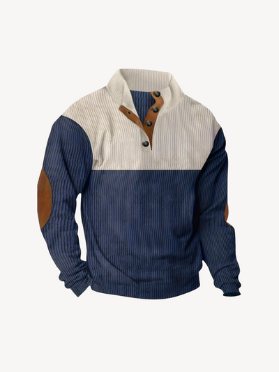 VICTOR - HENLEY AVEC INSERTIONS PATCHWORK