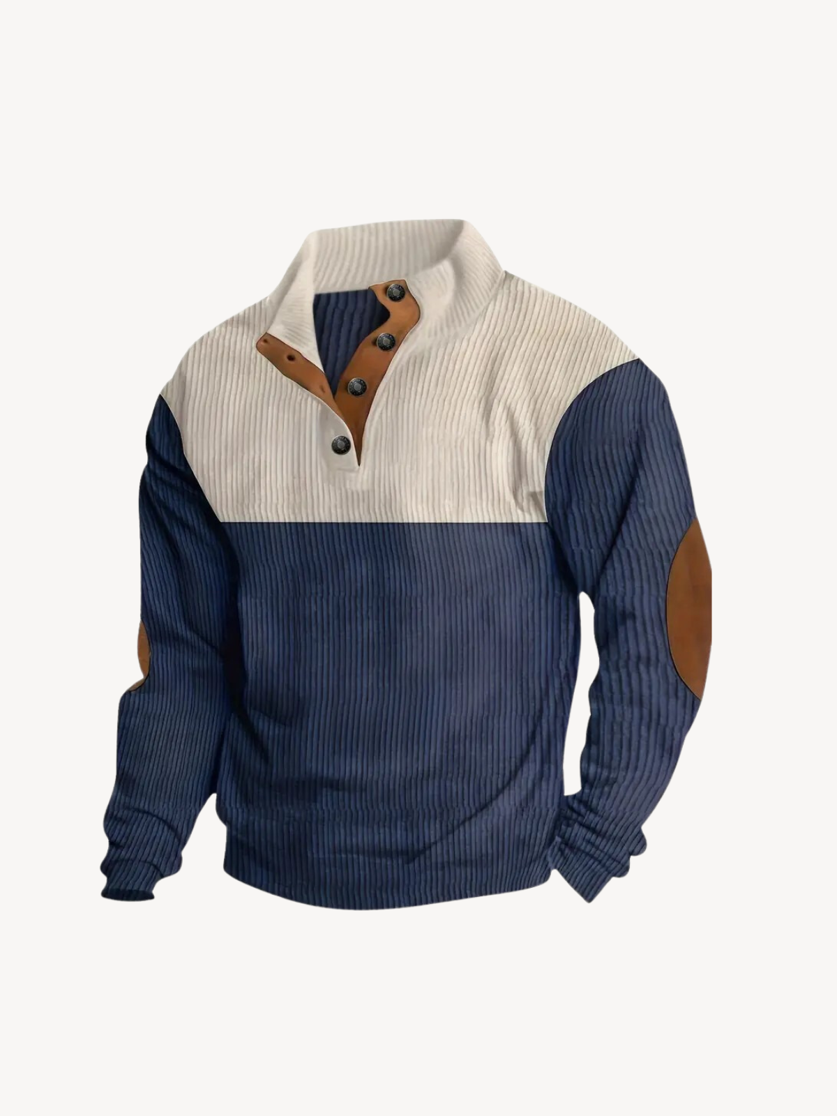 VICTOR - HENLEY AVEC INSERTIONS PATCHWORK