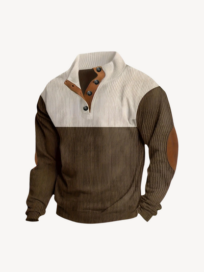 VICTOR - HENLEY AVEC INSERTIONS PATCHWORK
