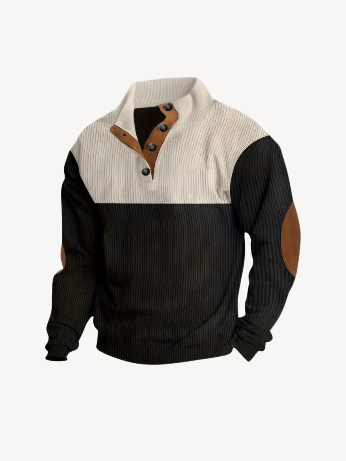 VICTOR - HENLEY AVEC INSERTIONS PATCHWORK
