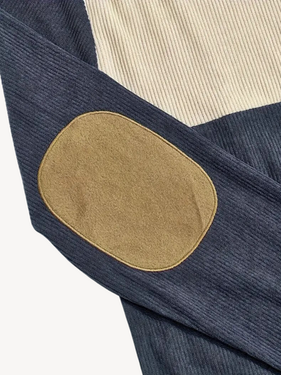 VICTOR - HENLEY AVEC INSERTIONS PATCHWORK