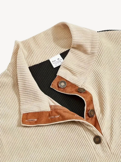 VICTOR - HENLEY AVEC INSERTIONS PATCHWORK