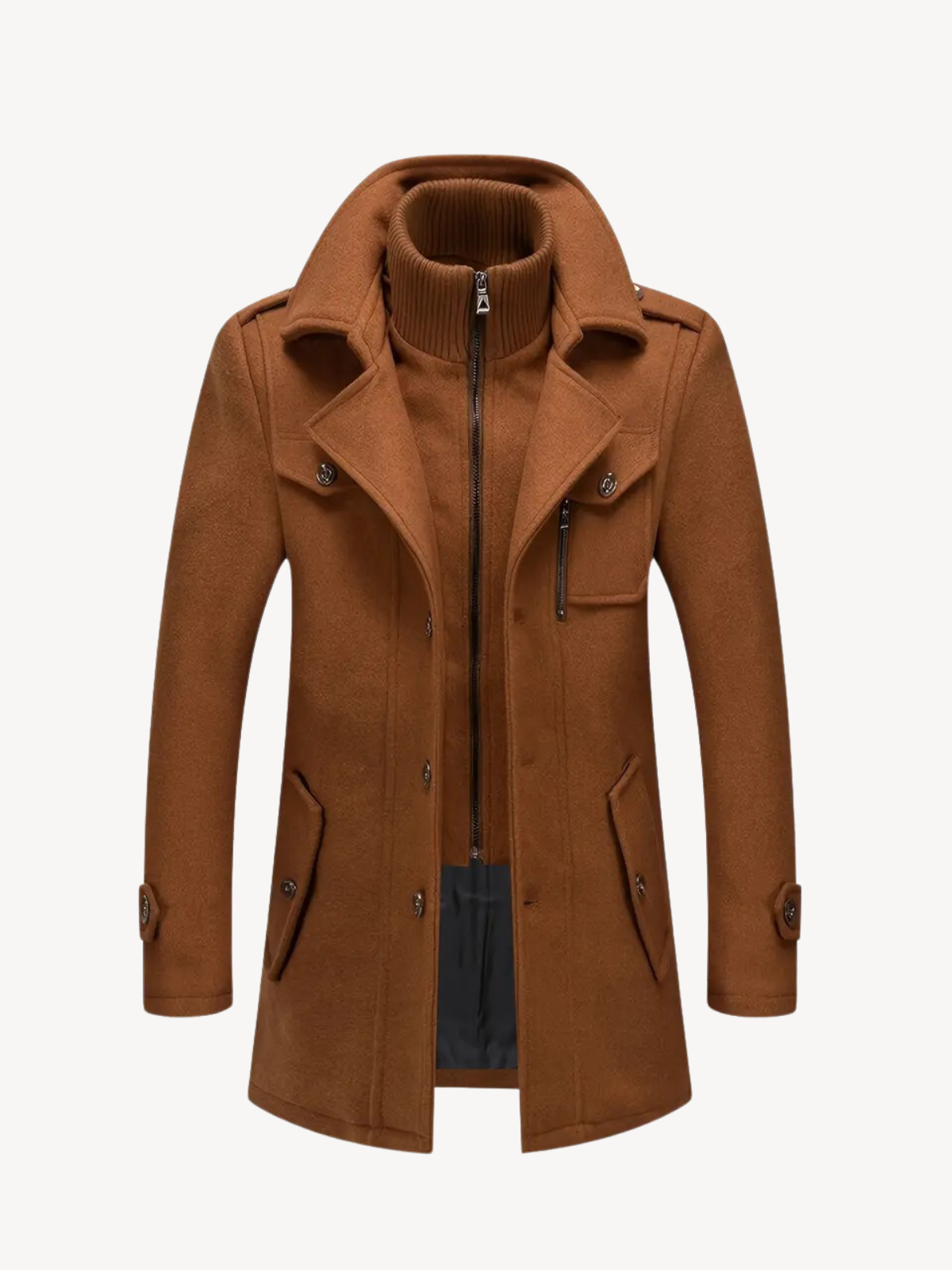 FREDERIC - MANTEAU À DOUBLE COL