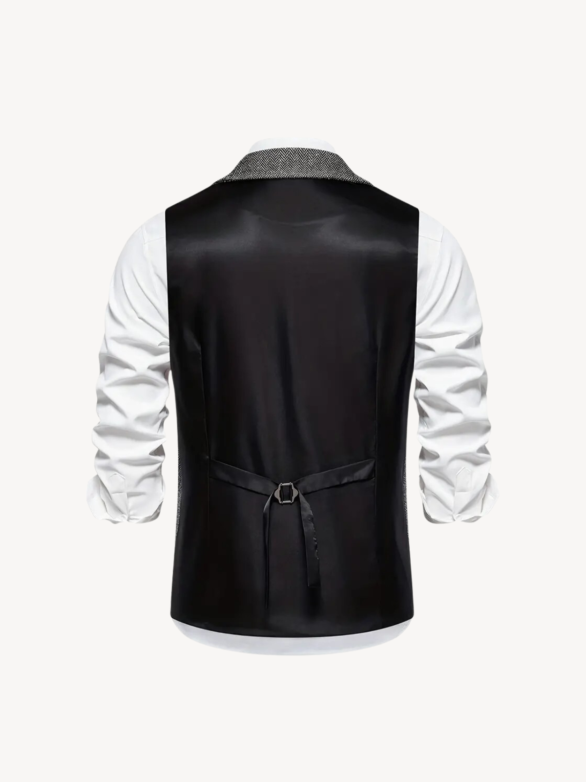FERDINAND - GILET À MOTIF CHEVRON RÉTRO