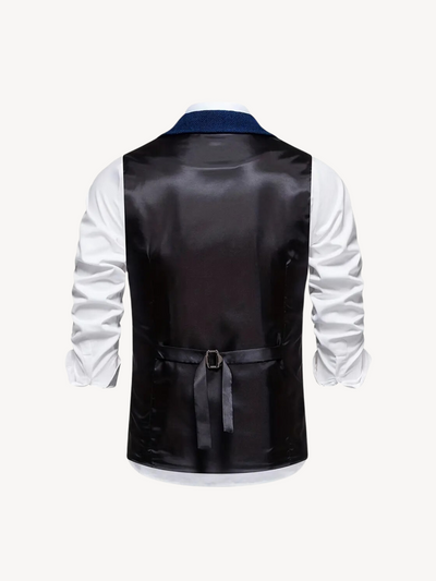 FERDINAND - GILET À MOTIF CHEVRON RÉTRO
