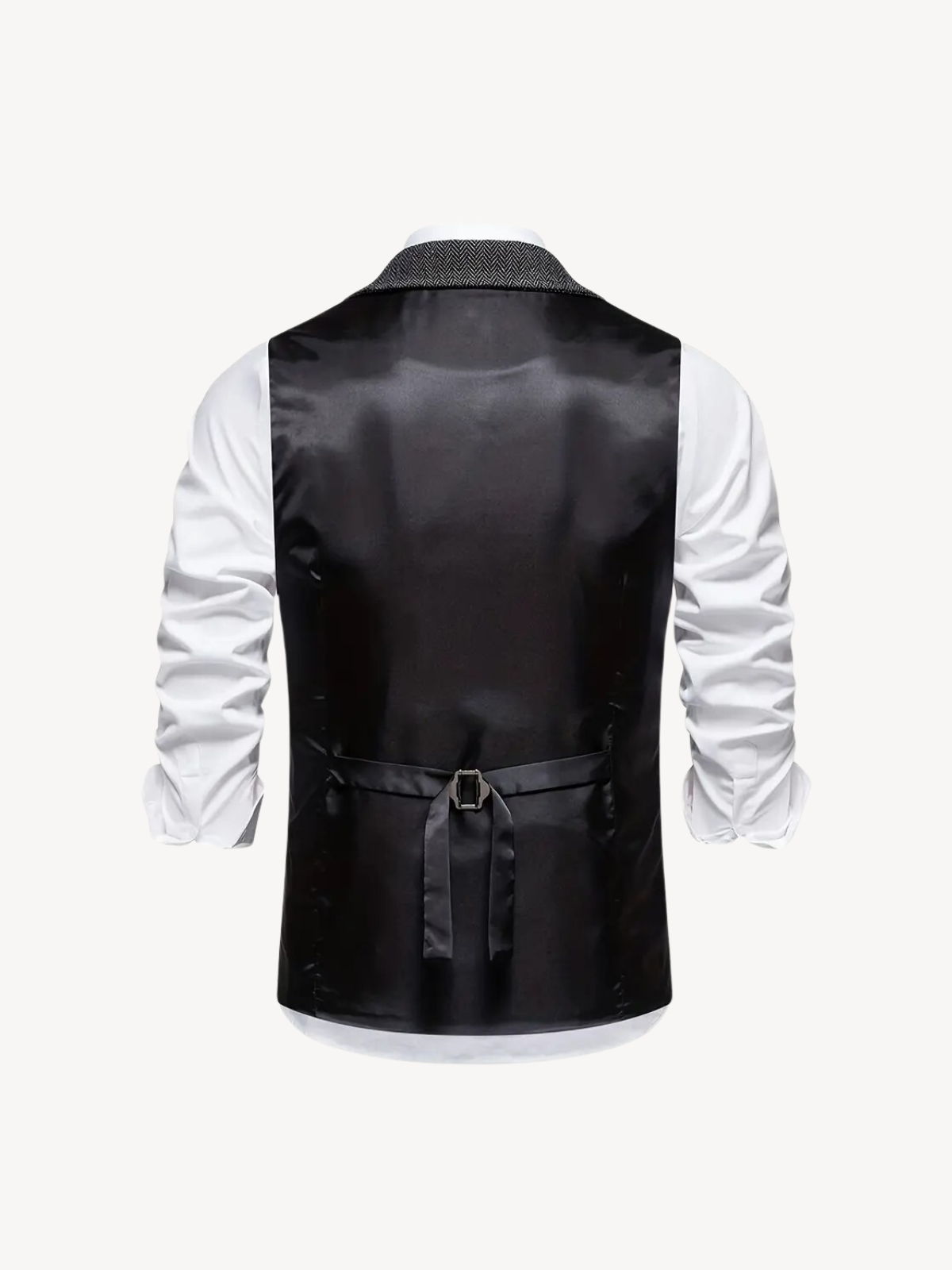 FERDINAND - GILET À MOTIF CHEVRON RÉTRO