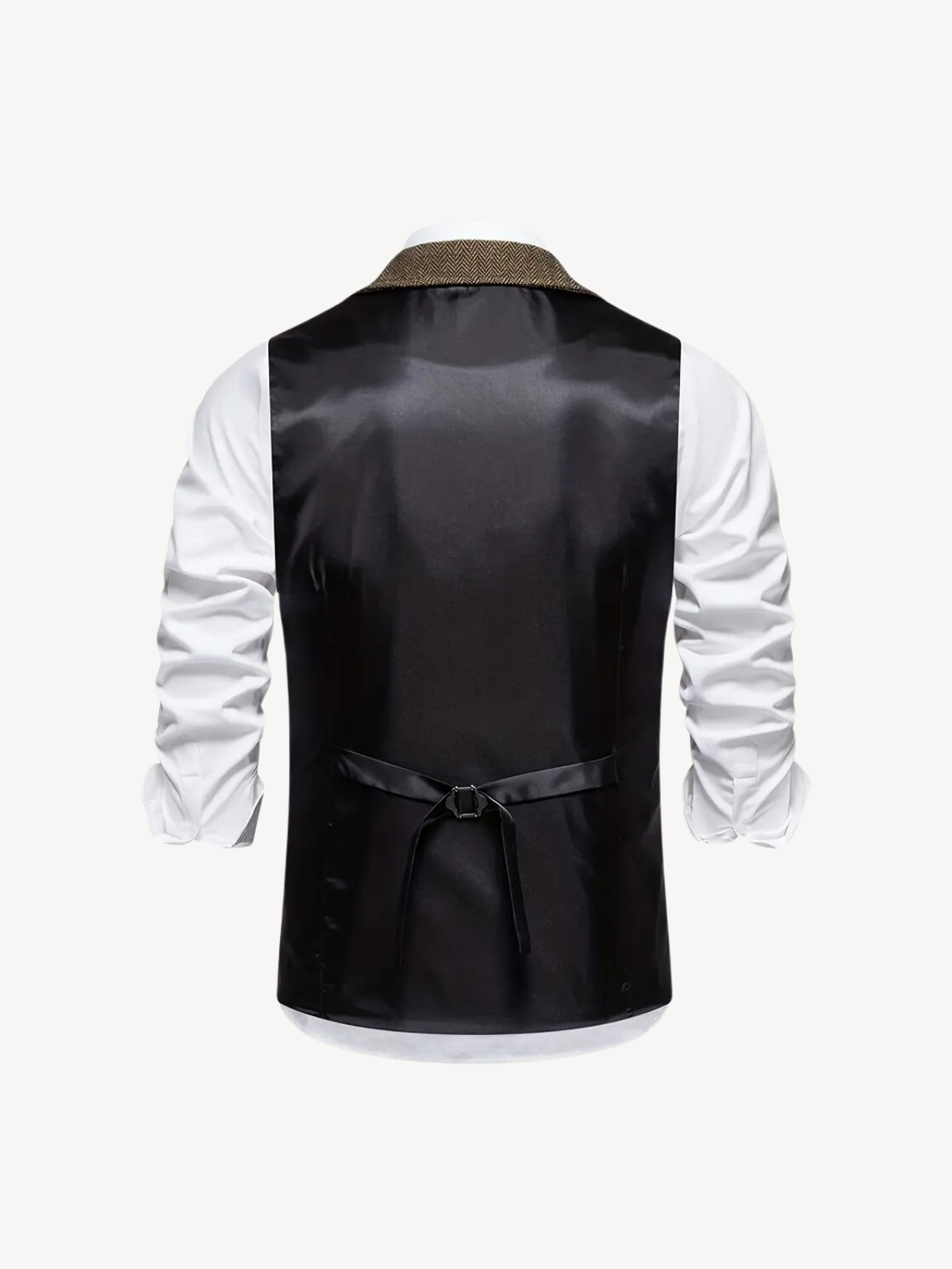 FERDINAND - GILET À MOTIF CHEVRON RÉTRO