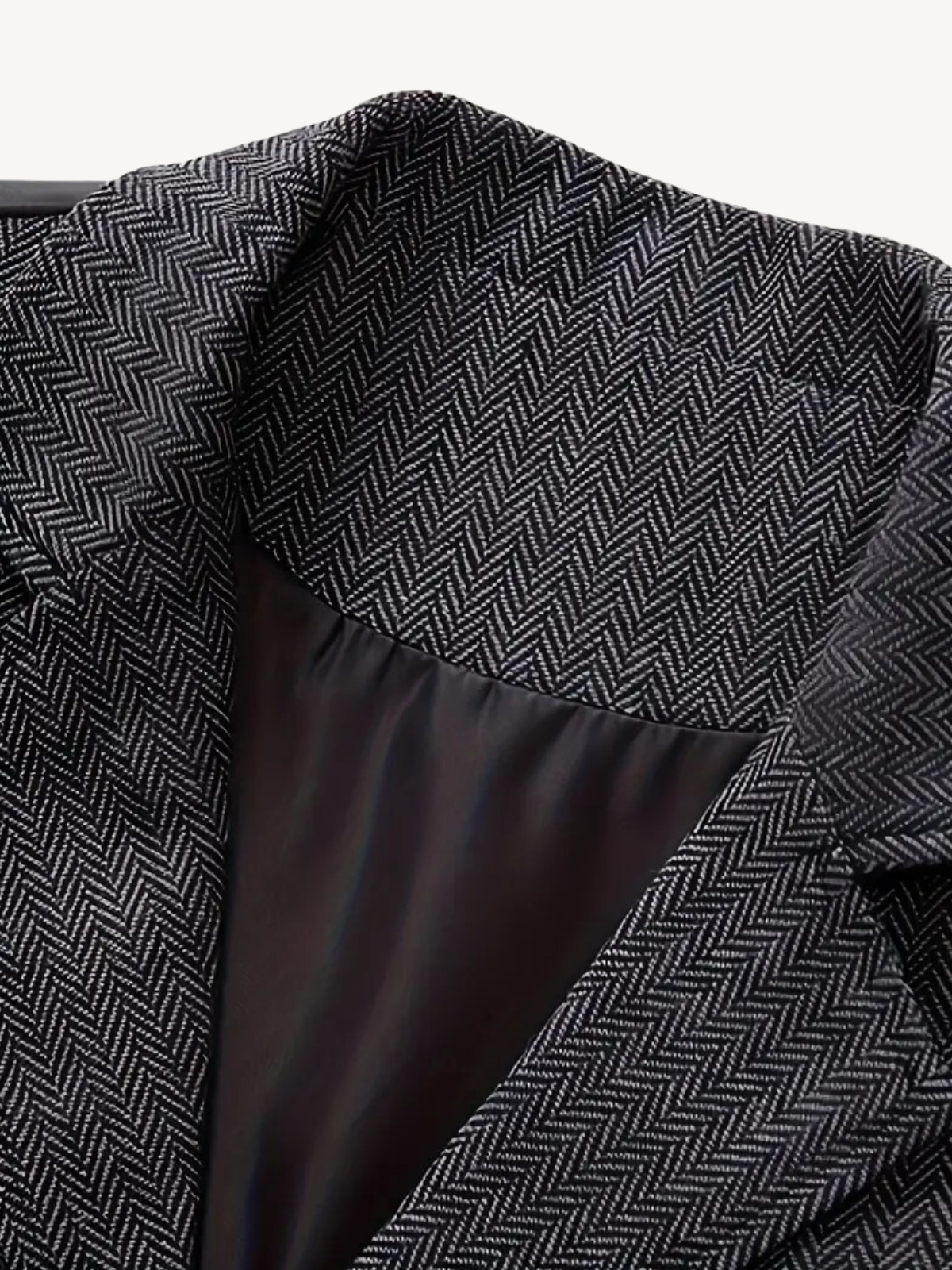 FERDINAND - GILET À MOTIF CHEVRON RÉTRO