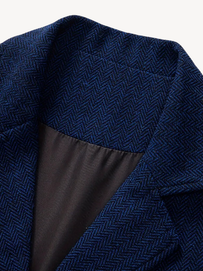 FERDINAND - GILET À MOTIF CHEVRON RÉTRO