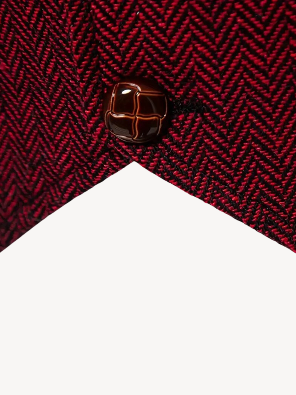 FERDINAND - GILET À MOTIF CHEVRON RÉTRO