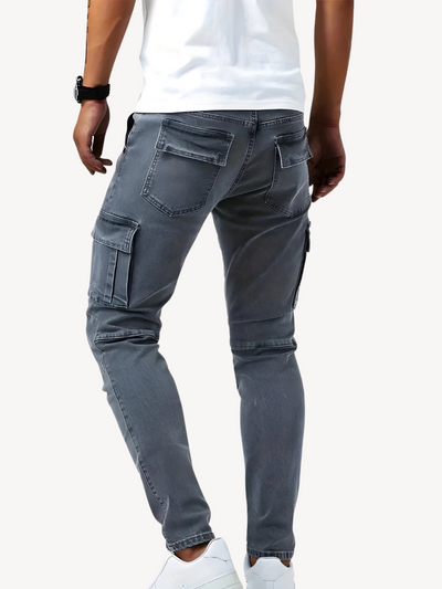 DANTE - JEANS CARGO ÉLASTIQUES