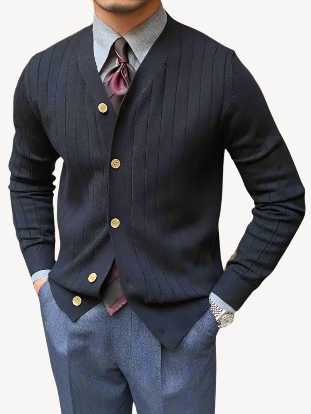 NEREE - CARDIGAN EN MAILLE