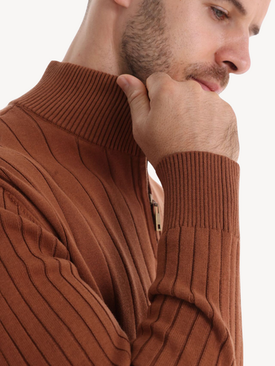 LEON - PULL AVEC ZIP QUART