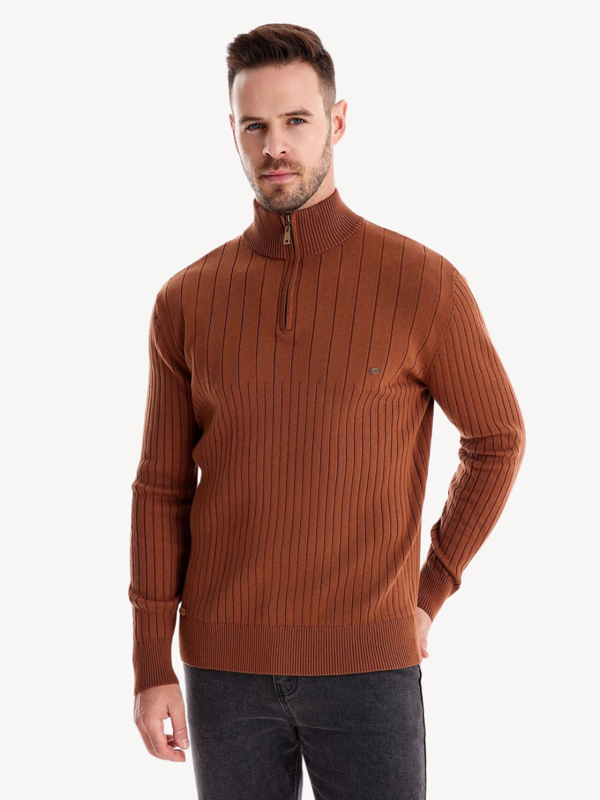 LEON - PULL AVEC ZIP QUART