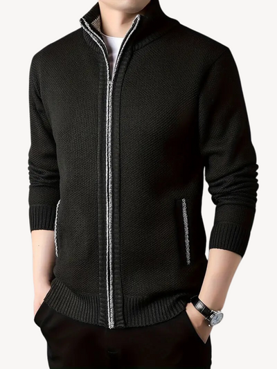 CORRADO - CARDIGAN CONFORTABLE À ZIP