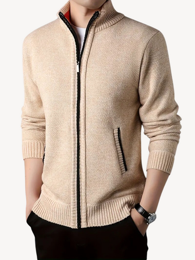 CORRADO - CARDIGAN CONFORTABLE À ZIP