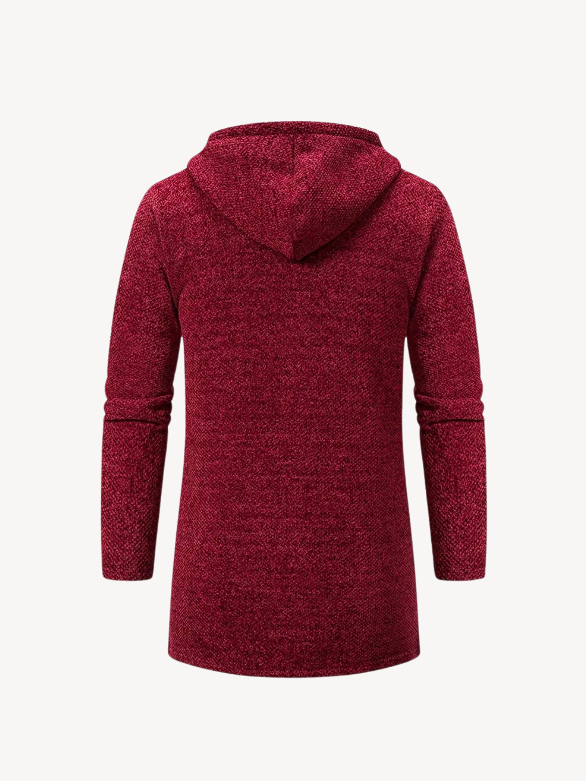 OLYMPE - MANTEAU TRICOT AVEC CAPUCHE