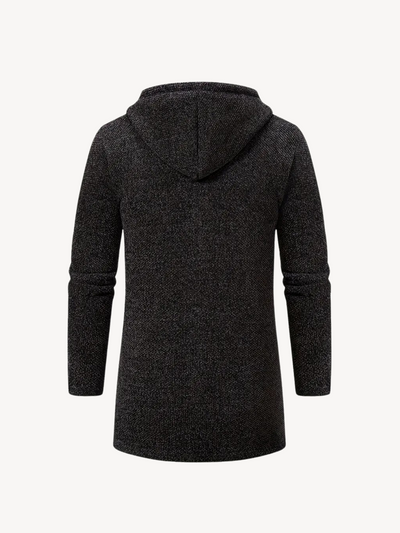 OLYMPE - MANTEAU TRICOT AVEC CAPUCHE