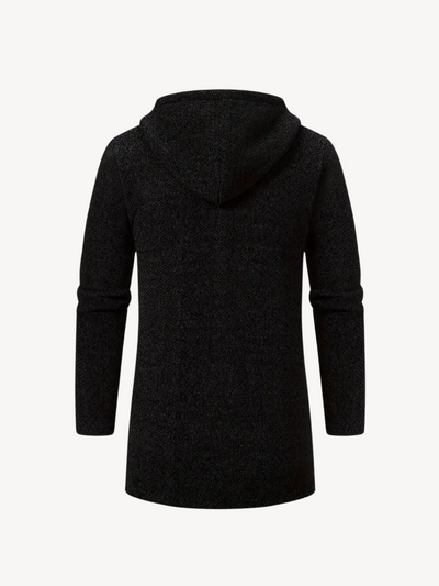 OLYMPE - MANTEAU TRICOT AVEC CAPUCHE