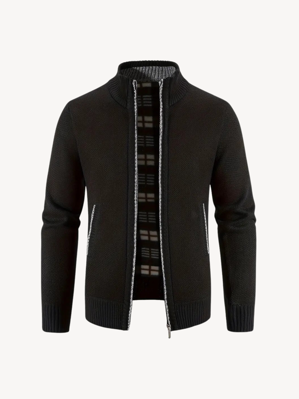 CORRADO - CARDIGAN CONFORTABLE À ZIP