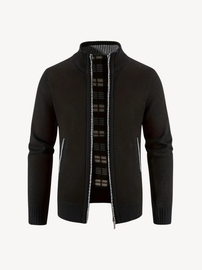CORRADO - CARDIGAN CONFORTABLE À ZIP