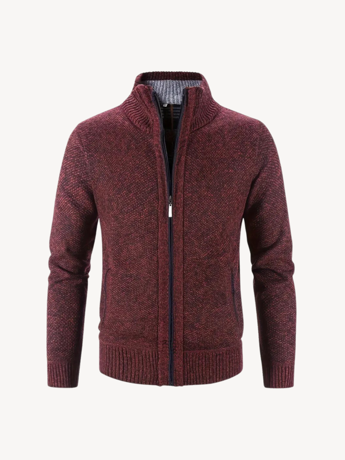 CORRADO - CARDIGAN CONFORTABLE À ZIP