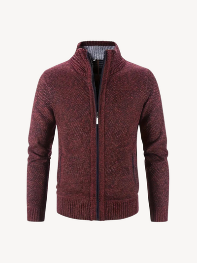 CORRADO - CARDIGAN CONFORTABLE À ZIP