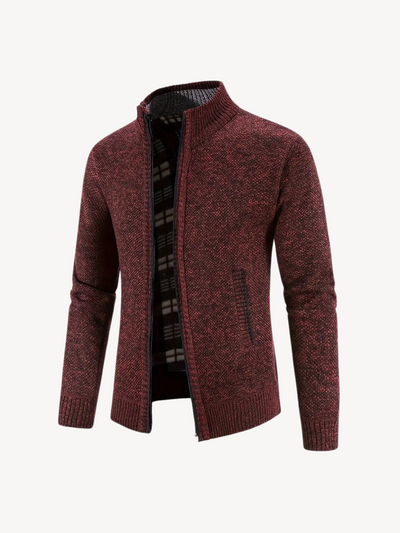 CORRADO - CARDIGAN CONFORTABLE À ZIP