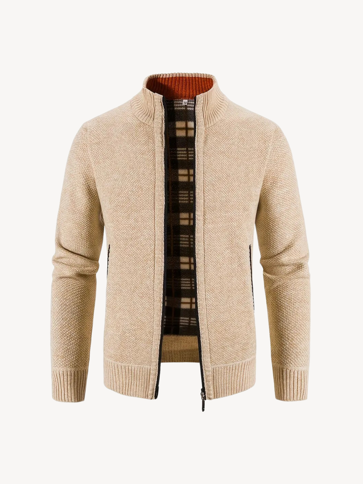 CORRADO - CARDIGAN CONFORTABLE À ZIP
