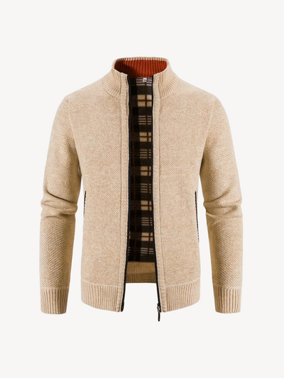 CORRADO - CARDIGAN CONFORTABLE À ZIP