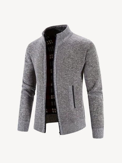 CORRADO - CARDIGAN CONFORTABLE À ZIP