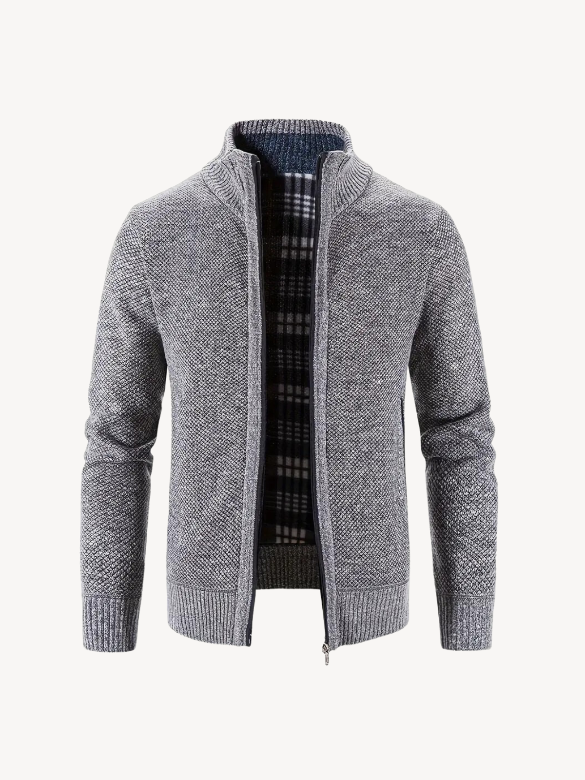 CORRADO - CARDIGAN CONFORTABLE À ZIP