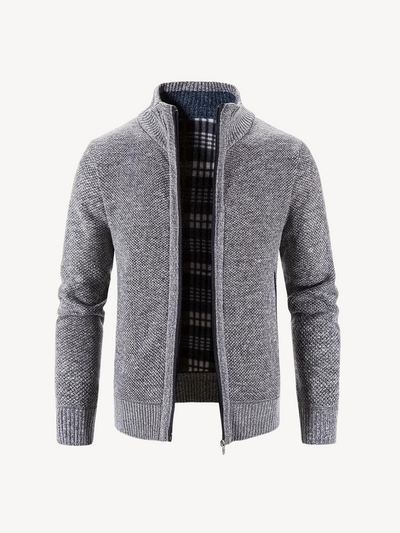 CORRADO - CARDIGAN CONFORTABLE À ZIP