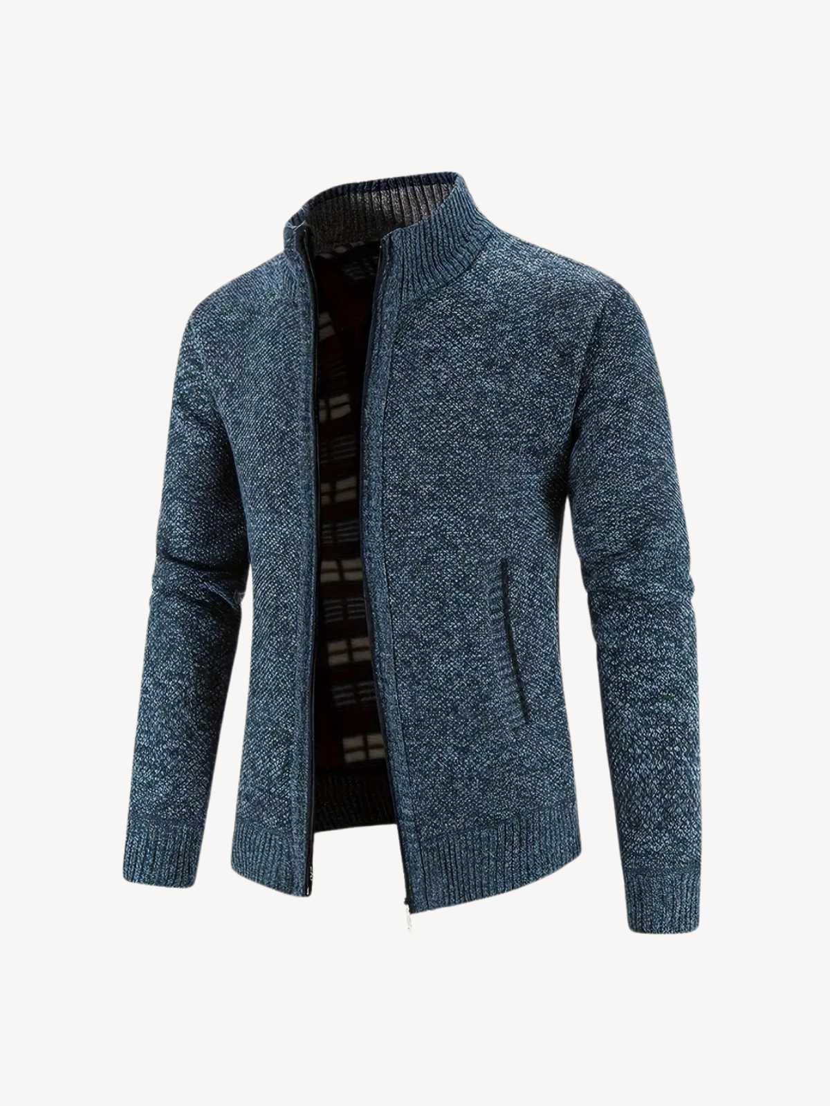 CORRADO - CARDIGAN CONFORTABLE À ZIP