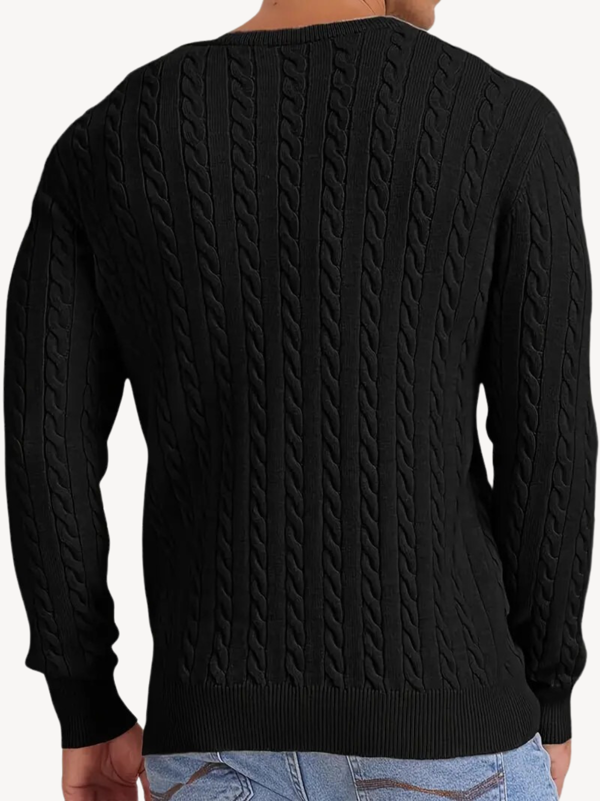 AURELIEN - PULL SLIM À MANCHES LONGUES