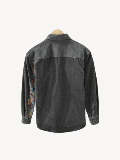 Fulvio - Chemise en Coton Côtelé