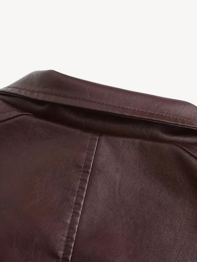 OLIVEIER - VESTE EN CUIR SYNTHÉTIQUE