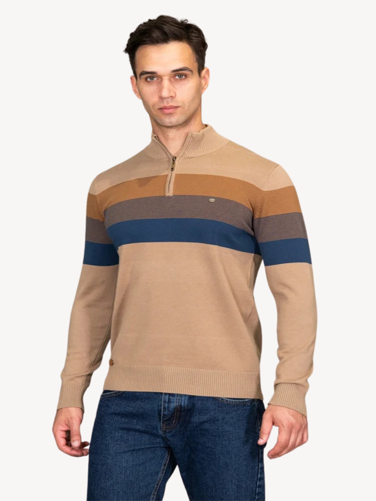 REMY - PULL AVEC ZIP QUART