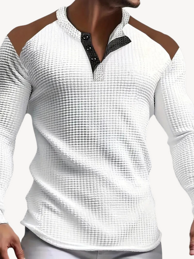 GERVAISE - HENLEY AVEC ÉPAULES PATCHWORK