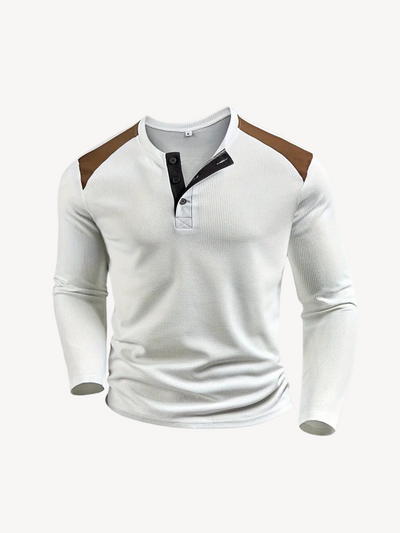 GERVAISE - HENLEY AVEC ÉPAULES PATCHWORK
