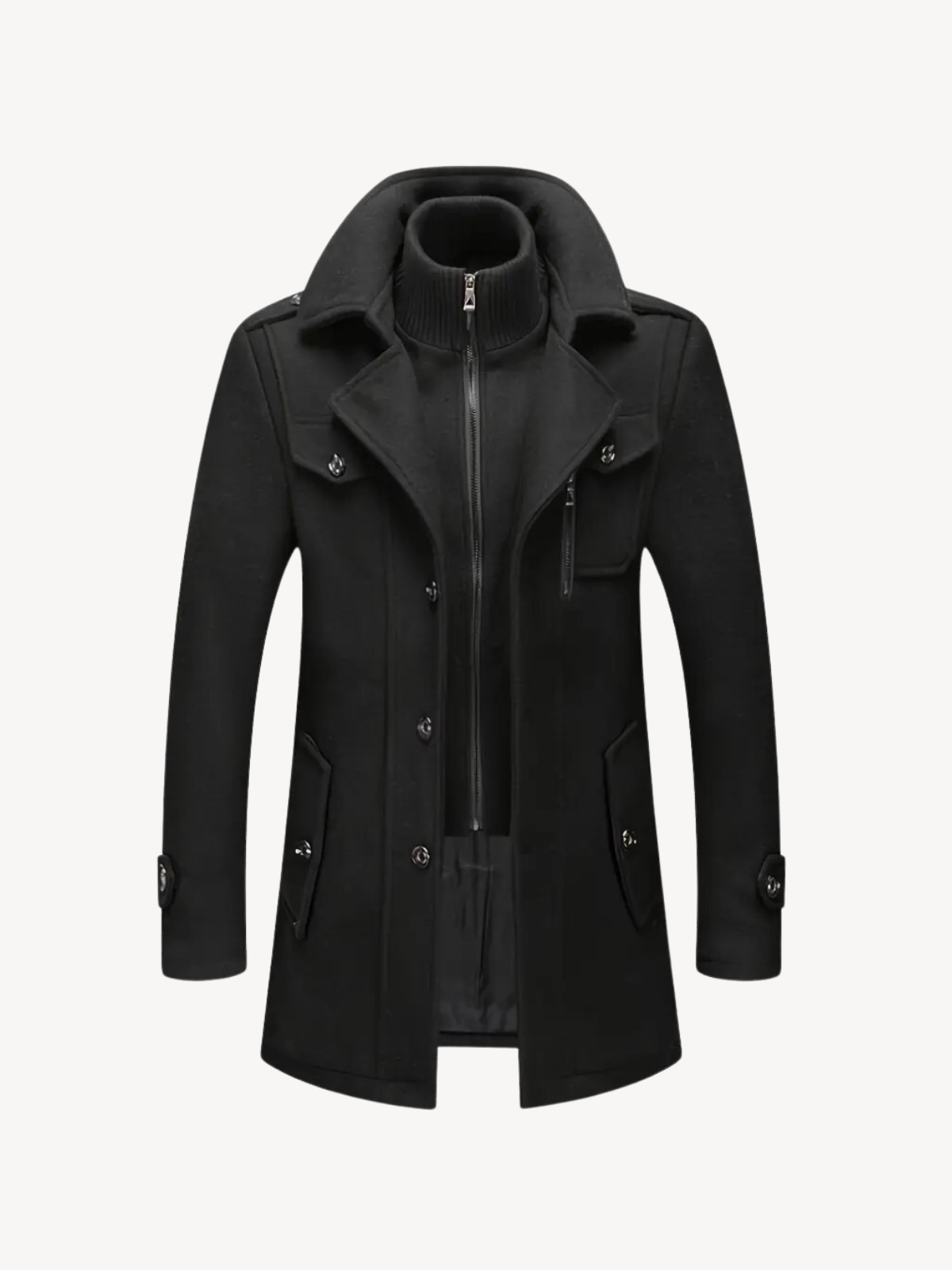 FREDERIC - MANTEAU À DOUBLE COL